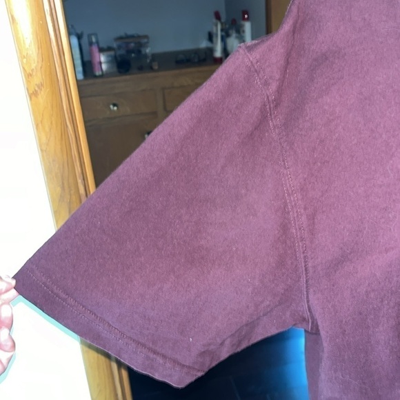 Carhartt Men's Loose Fit Heavyweight Short-Sleeve Pocket Henley T-Shirt Large - Picture 3 of 9